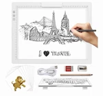 Kobaiban Wireless A4 Led Light Pad With Innovative Stand, Top Clip, Stepless. Fixed Price $18.99.