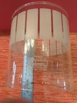 Vtg Coleman Frosted Picket Fence Lantern Globe Pyrex Used On 220 290 Models Usa. Fixed Price $24.95.