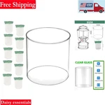 10 Pack Propane Lantern Mantles With Glass Globes For Coleman & Outdoor Lanterns. Fixed Price $22.21.