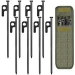 8/16/32 Pack 8in Heavy Duty Forged Steel Tent Stakes, With Storage Bag, For C.... Fixed Price $13.56.