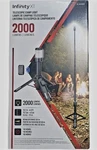 Infinity X1 Telescopic Camp Light 2000 Lumens Flashlight, Tripod, Lantern. Fixed Price $56.99.