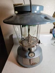 Vintage Wards Western Field Double Mantle Gas Lantern 60-9523 Burns Any Gasoline. Fixed Price $75.00.