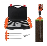 8" Tent Stakes Heavy Duty 12 Pack, Screw In Stakes, Metal Threaded Campi.... Fixed Price $41.85.