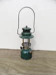 Coleman 242c Brass Fount Lantern 9-47 Early Painted Version. Fixed Price $54.00.