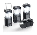 Solar Camping Lantern 4 Pack, Rechargeable Led With Flashli... Fast Ship. Fixed Price $41.53.