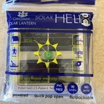 Solight Solar Helix Origami Lantern Bright White - 10-12 Hours 868833000150. Fixed Price $21.98.