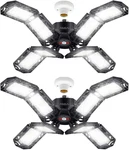Pinsai 2 Pack Led Garage Light,super Bright Screw In E26/e27 Ceiling Shop Work L. Fixed Price $47.92.
