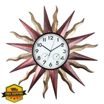Hobyluby Large Outdoor Clock Thermometer Humidity Silent Copper-red. Fixed Price $64.99.