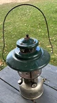 Vintage A/1948 Coleman Model 228d Lantern Big Hat Top Nickel Over Brass. Fixed Price $62.99.
