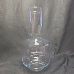 Vintage Light Clear Glass Oil Lamp Chimneys Flutes Shade. Fixed Price $6.00.
