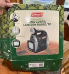 Coleman King Cobra Multi-function Lantern, Am/fm Radio, B/w 5 Tv & Box L K!!!!. Fixed Price $31.00.