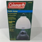 Coleman Table Lamp Camping Quality Battery Operated D-cell. Fixed Price $35.95.