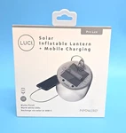 New Mpowerd Luci Pro Outdoor 2.0 Solar Inflatable Lantern Light Mobile Charging. Fixed Price $19.00.