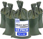 Heavy Duty Sand Bags With Tie Strings Empty Woven Polypropylene Sand-bags For Fl. Fixed Price $19.99.
