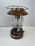 1976 Coleman Mdl 275 Lantern Brown 2 Mantel Picket Fence Globe Not Tested Vtg Fl. Fixed Price $64.50.
