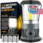 Innofox 1500lm Led Camping Lantern 4 D Batteries Power Outages. Fixed Price $64.21.