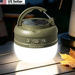 Glocusent Camping Lights Rechargeable, 5000mah 3.2 2.6 Inches, Green. Fixed Price $39.02.