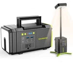 Marbero 118wh Portable Power Station With Telescopic Camping Lights For Campi.... Fixed Price $110.36.