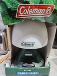 Coleman Deluxe Table Lamp Lantern Model 5372-710 With Box Untested 2003. Fixed Price $24.00.