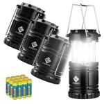 Camping Lantern 4 Pack Led Battery Operated Emergency Light Dark Black Etekcity. Fixed Price $46.99.
