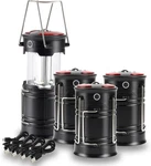 Lichamp 4 Pack Camping Lanterns Rechargeable And Battery Powered, Dual Power Sou. Fixed Price $46.93.