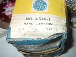New Old Stock Ge Sealed Beam Lamp Hand Lantern 4546-1. Fixed Price $19.95.