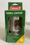 Vintage Coleman Candle Lantern Aluminum Tea Light Holder Camping New Nos. Fixed Price $39.99.