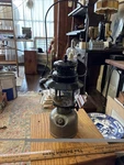 Vintage Coleman 242c Black Porcelain Top Lantern Rare Good Condition 1950. Fixed Price $175.00.