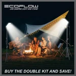 Ecoflow Portable Usb Emergency & Camping Led Light Tripod Stand - Free Carry Bag. Fixed Price $84.90.