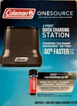 Coleman Onesource 2-port Quick-charging Station - New. Fixed Price $12.50.