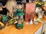 1960 Coleman Lantern / Wood Box. Fixed Price $165.00.