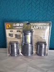 I Zoom 600 Lumen Collapsible Led Lantern 3 Pack Camping / Emergency Lights New. Fixed Price $18.99.