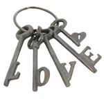 Homart Cast Iron Love Keys Anniversary Gift And Decor. Fixed Price $16.99.