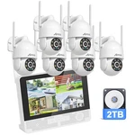 Anran 5mp 8ch 12''monitor Wireless Security Camera System Pan/tilt 2tb Hdd Home. Fixed Price $365.99.