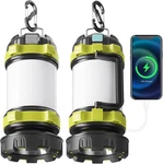 Rechargeable Camping Lantern 2 Pack Led Waterproof Emergency Light. Fixed Price $52.99.