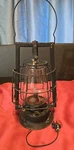 Antiq Country Rustic Farm Dietz Mill Lantern Caged Hurricane Lamp Plug In Works. Fixed Price $80.00.