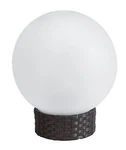 Britta Products Solar Garden Globe Led Centerpiece Table Light, Rattan Base. Fixed Price $59.95.