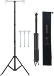 Adjustable Telescopic Lantern Stand For Outdoor Camping - Black. Fixed Price $86.99.