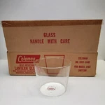Nos - (1) Coleman 5107 Tapered Lantern Globe Red Logo Usa Made For 5152 Also. Fixed Price $29.95.