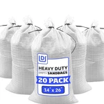 Durasack Heavy Duty Sand Bags With Tie Strings Empty Woven White. Fixed Price $24.63.