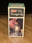 Vtg 1979 Coleman Double Mantle Metal/glass Lantern Model 220j195 Made In Usa Nos. Fixed Price $116.66.