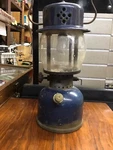 Rare Antique 1930s Coleman Lantern Blue On Model 243-a Original Complete.. Fixed Price $400.00.