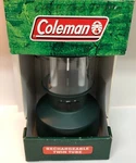 Vintage Coleman Rechargeable Twin Tube Fluorescent Lantern Lamp - Model 5348-700. Fixed Price $74.95.