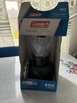 Coleman Rechargeable Lithium Ion Battery Lantern 400 Lumens Cord Included Works. Fixed Price $30.00.