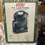Coleman Tv Lantern W/ Instant Weather 5.5 Screen Built-in Siren! Lamp!. Fixed Price $40.00.