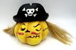 Rare Jackks Pacific Pirate Light Up Halloween Jack O Lantern Head. Fixed Price $44.99.