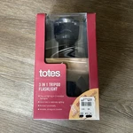 Totes 3-in-1 Tripod Led Flashlight Black Cordless Portable 3 Leds. Fixed Price $28.73.
