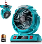 Doublepow Camping Led Fan W/light Rechargeable Battery 40000mah W/remote (new). Fixed Price $54.98.